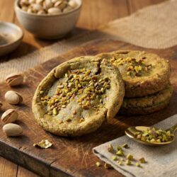 פיסטוק על מגש כפרי